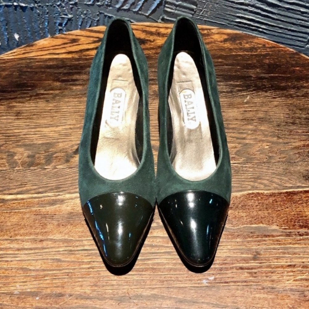 Vintage Bally Suede Heels